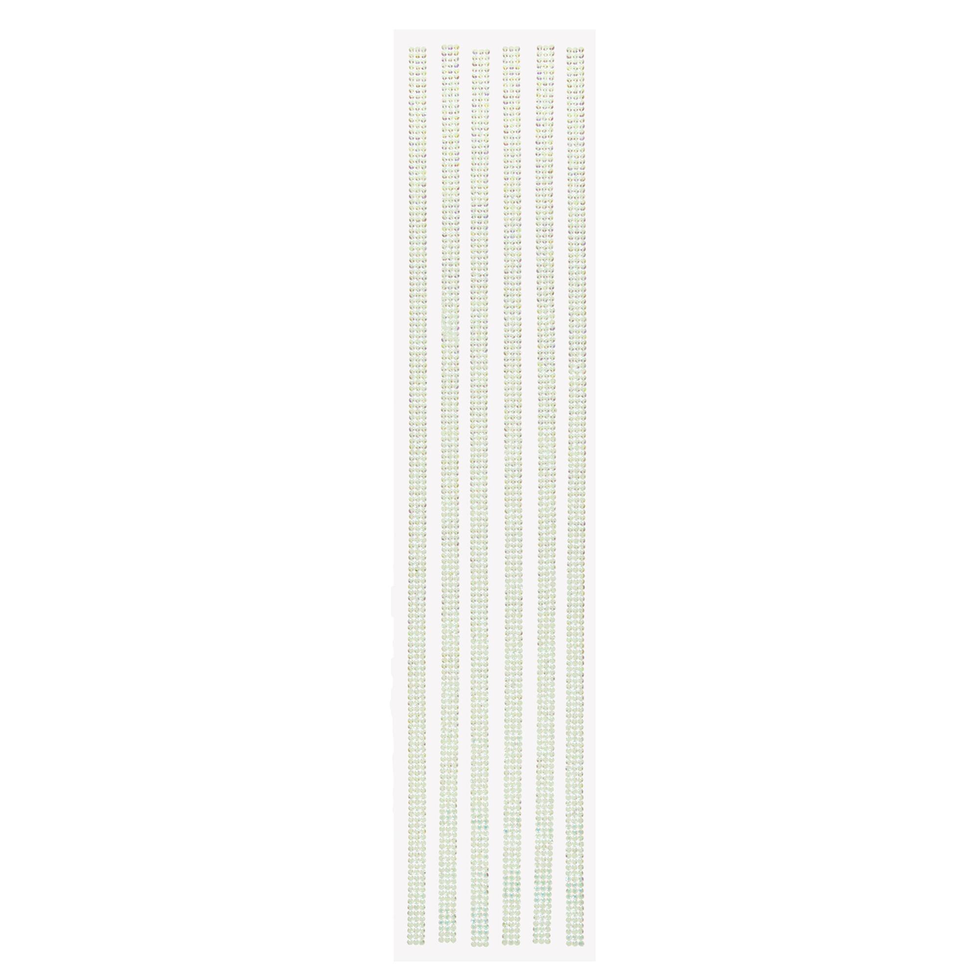 Clear Iridescent Micro Gem Strips By Recollections™